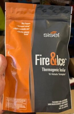 Sisel Fire&Ice - Thermogenic FAT-BURNING Iced Tea (PEACH MANGO) - 30 Packets!