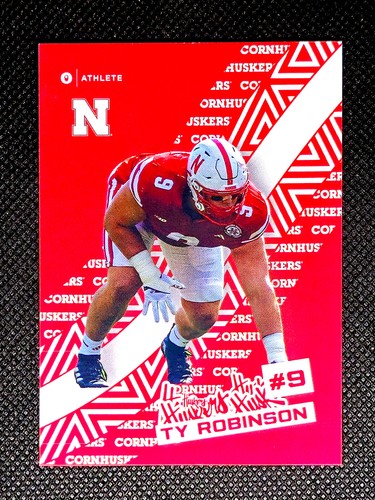 2024 ONIT ATHLETE Nebraska Cornhuskers Football Huskers Base Insert *Pick Card* - Picture 149 of 150
