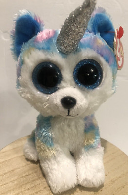 TY Helena Husky unicorn Beanie BOOS, Multicolored | eBay