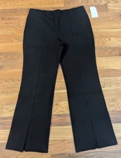 Time And Tru High Rise Flare Ponte Dress Pant With Front Slits XXL (20) Reg NWT