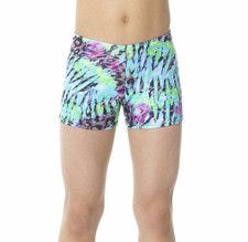 MONDOR Metallic Print Gymnastic Shorts, 10 Prints, NWT