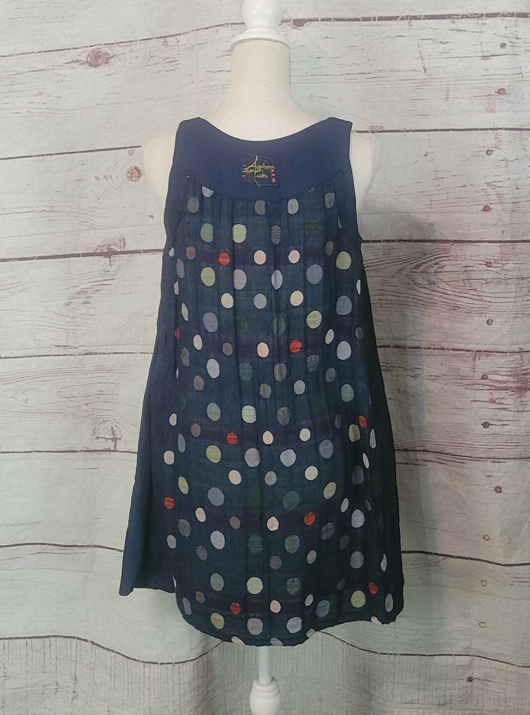 Aventures des Toiles Multicolor Polka Dot Dress Size 38/ Medium image 2