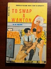To Swap A Wanton Gil Marlowe Nightstand Book Greenleaf 1967 1960s Vtg PB BK