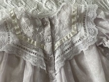 Gunne Sax Jessica McClintock Vintage Light Purple Infant Baby Dress Spring Lace
