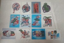 SandyLion AVENGERS ASSEMBLE Sticker Set of 12 Series 2 Sticker Vending 3" x 4"