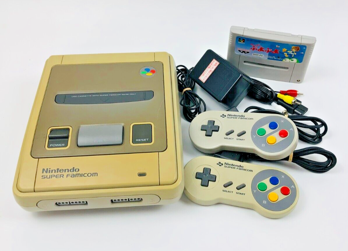 スーパーファミコン SHVC-001 ( #1672 ) Nintendo Super Famicom