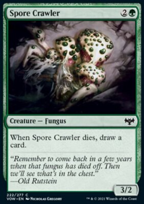 MTG Magic the Gathering Spore Crawler (222/509) Innistrad Crimson Vow LP