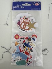 Pebbles Icon Ephemera 40PC Bigtop Dreams 10 Foil 30 Cardstock Scrapbooking Craft