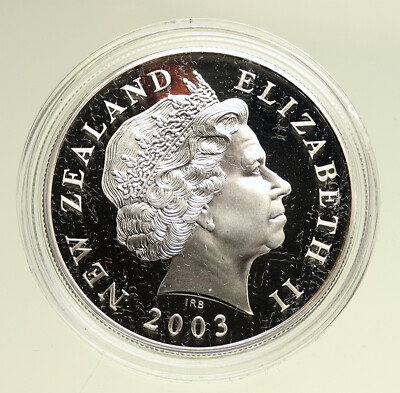 2003 NEW ZEALAND Queen Elizabeth II LORD of THE RINGS Silver