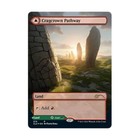WOTC MtG Secret Lair Series Cragcrown Pathway (Borderless) (R) (Foil) NM