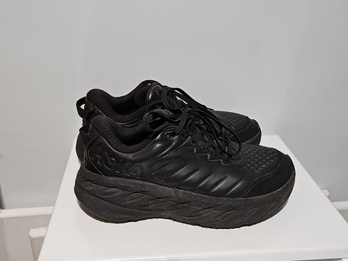 Scarpe da donna Hoka One One Bondi SR taglia 8 D sneakers nere da corsa atletica - Foto 3 di 6