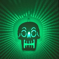 Hyde Eek Color Changing Skull LED Halloween Sign Indoor Hanging Wall Decor