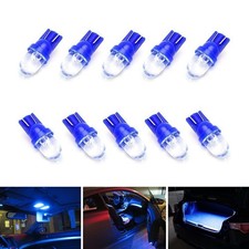 10 Blue 1-led 168 175 194 2825 W5w T10 Led Bulbs For Car Interior Lights Etc 10 Blue 1-led 168 175 194 2825 W5w T10 Led Bulbs For Car Interior Lights Etc