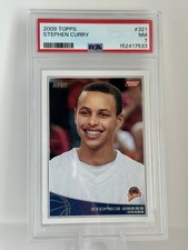 Stephen Curry 2009 Topps Rookie Card #321 PSA 7. rookie card picture