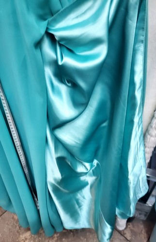 FabuLuxe Couture Ball Festlich Party Kleid Gr. XL Türkis/Cyan Bodenlang - Bild 8 von 17