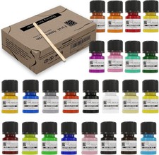 24 Jar Set of Pigment Paste for Epoxy Resin - - 24 colors