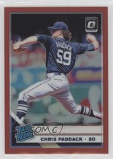 2019 Panini Donruss Optic Rated Rookies Red Prizm 30/60 Chris Paddack #88 2r8