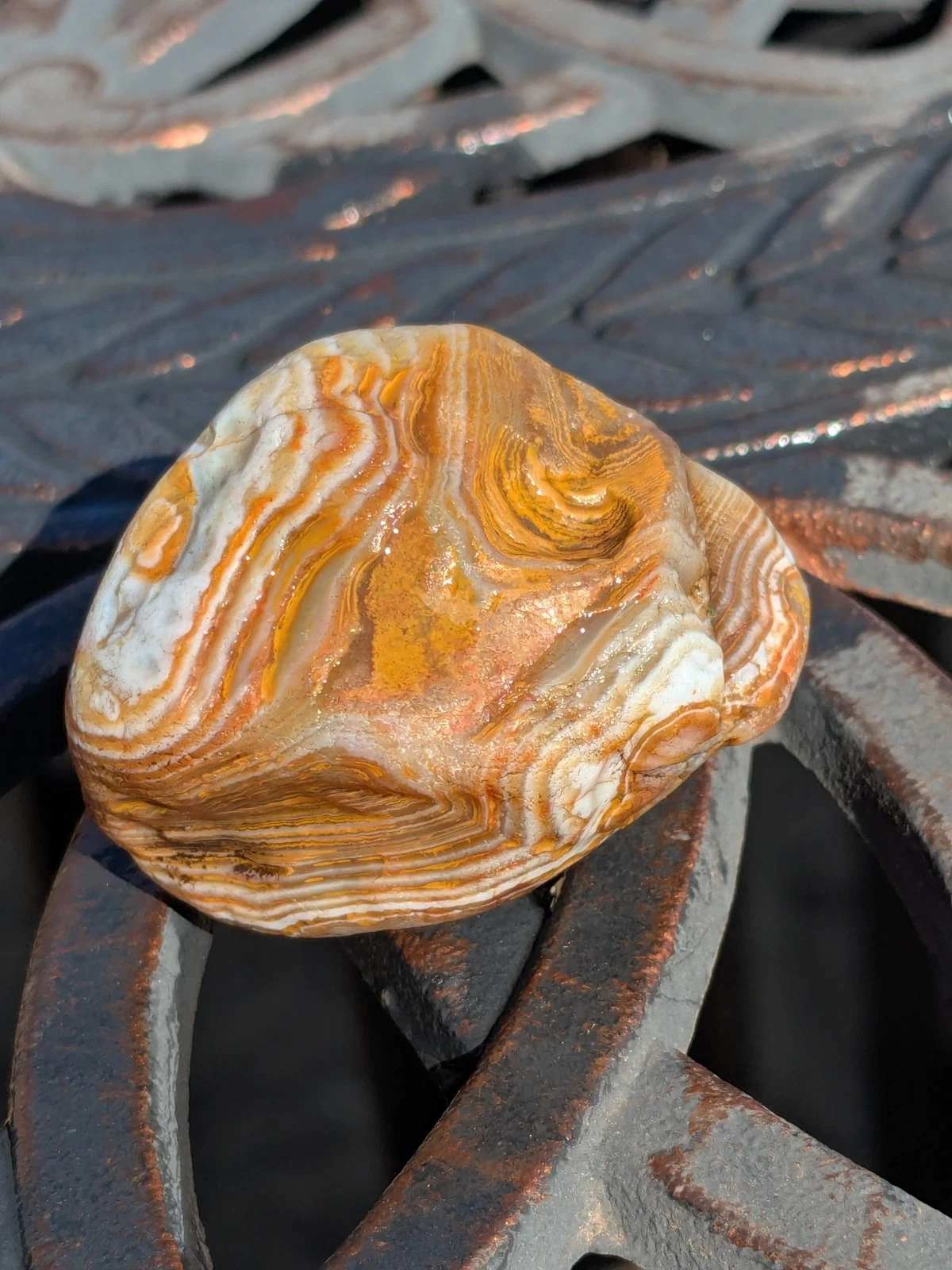 lake superior agate rough peeler 1.5 Oz