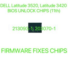 DELL LATITUDE 3520, LATITUDE 3420, NO PASSWORD BIOS CHIP 203070-1, 213093-1