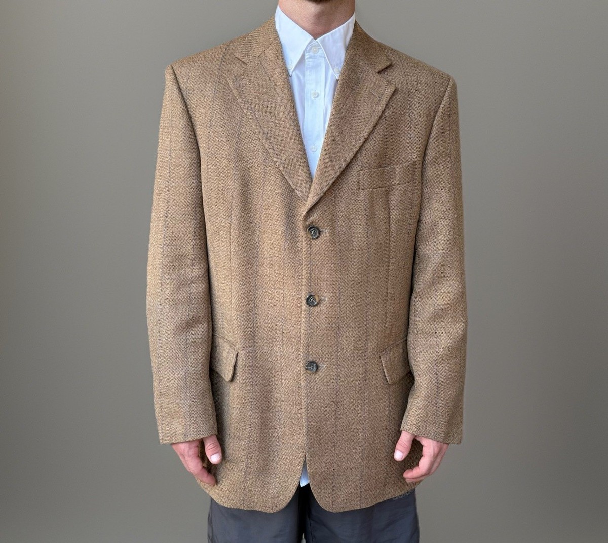 ジャケット・アウター Yves Saint Laurent pour homme90s vintage Vtg YSL Pour Homme Yves Saint Laurent Light Jacket Mens