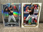 2026 Bowman Konnor Griffin Bowman Sterling Chrome Refractor #BST-7 + Base Card