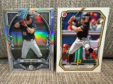2026 Bowman Konnor Griffin Bowman Sterling Chrome Refractor #BST-7 + Base Card