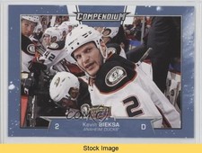 2017-18 Upper Deck Compendium Blue Kevin Bieksa #6 READ 2iz