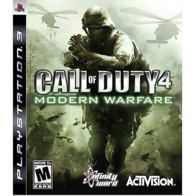 PS3 Call Of Duty 4 Modern Warfare For PlayStation 3 COD Very Good 4E