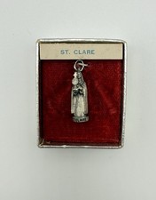 Vintage Creed Sterling Silver St. Clare Catho...