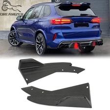 Carbon Fiber Rear Bumper Lip Splitter Spoiler Diffuser Canards For X1 X3 X3M X5