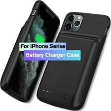 For iPhone 17 16 15 14 13 12 11 X Battery Charger Case Power Bank Charging Cover
