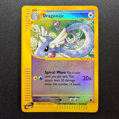 Pokemon Dragonair 75/165 Expedition Reverse Holo Rare 2002 English TCG WOTC