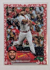 2023 Topps Holiday Paul Goldschmidt Red Metallic /99 #H88 St. Louis Cardinals