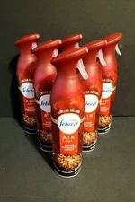 6 x Febreze Baked Cinnamon Apples Air Freshener Spray 8.8 oz 