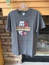 Surly Brewing Co. T-Shirt Tee Short Sleeve Grey Size Medium