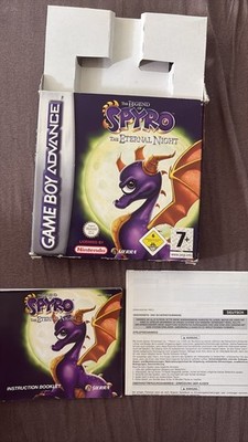 Nintendo Game Boy Advance The Legend of Spyro Eternal Night Spielanleitung+ box