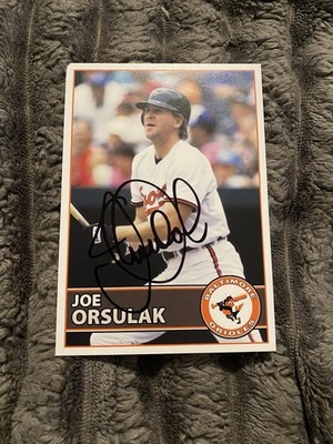 Joe Orsulak Baltimore Orioles Baseball Signed 3.5x5 Photo MLB | eBay