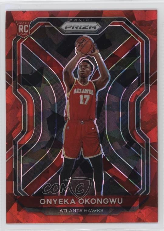 2020-21 Panini Prizm Red Ice Prizm Onyeka Okongwu #260 Rookie RC 4g8