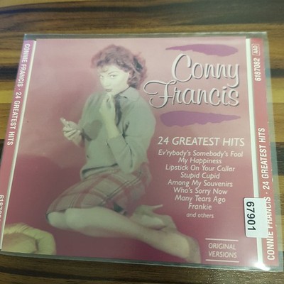 CONNIE FRANCIS 24 greatest hits DENMARK EX/EX (CD Album, Pop, Companion)