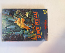 Super Pitfall NES 1987 Box Game Manual - Missing Top Flap