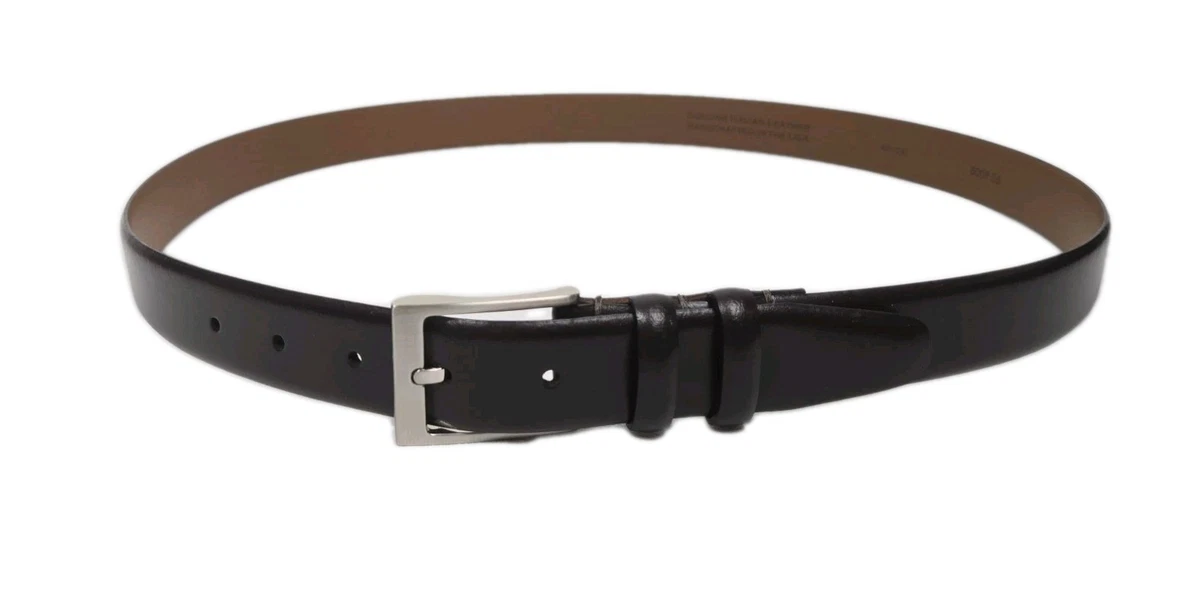 Brooks Brothers Brown Leather B shaped Buckle Belt, Medium Dark Brown Belts | Brooks Brothers main image 2