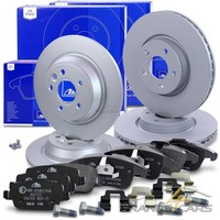ATE Bremsscheiben +BremsbelÄGe Satz Vorne+Hinten FÜR Ford Mondeo 4 BA