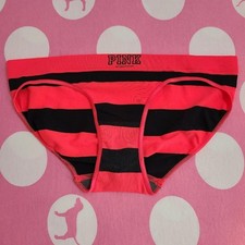 Rare VTG VS PINK YOGA Seamless Extra Low Rise Bikini Panty Size XS