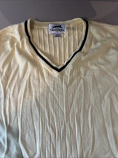 Slazenger Golf Vest Men's Medium Beige Woodstock Golf Clothing 
