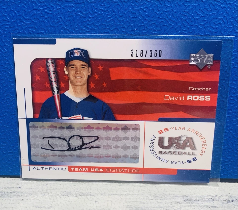 2008 Upper Deck USA Team Baseball Autograph and Game- Used  Lot (7)  /#'d - Image 4 of 4