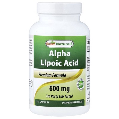 Alpha Lipoic Acid, 600 mg, 120 Capsules