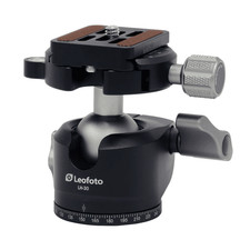 Leofoto LH-30 Low Profile Ball Head QR Plate. Arca, Black, LH-30