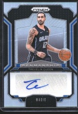 Trevelin Queen 2024-25 Panini Prizm Auto Penmanship Silver SP Orlando Magic