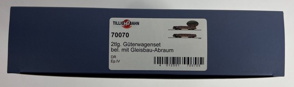 Tillig 70070 GüTerwagenset Der Dr, Bestehend Aus Zwei Schwerlastwagen Rmms 3960,-image