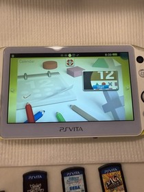Sony PlayStation Vita Slim PS VITA Pch-2000 Lime Green CIB Console US SELLER